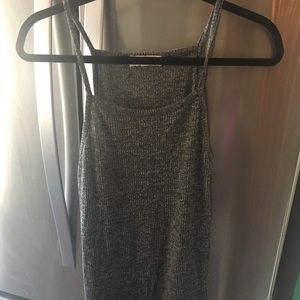 Marl gray tank dress